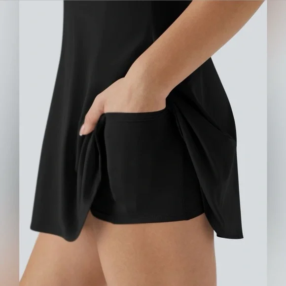 HALARA Women's Black Mini Dress - Picture 7 of 11